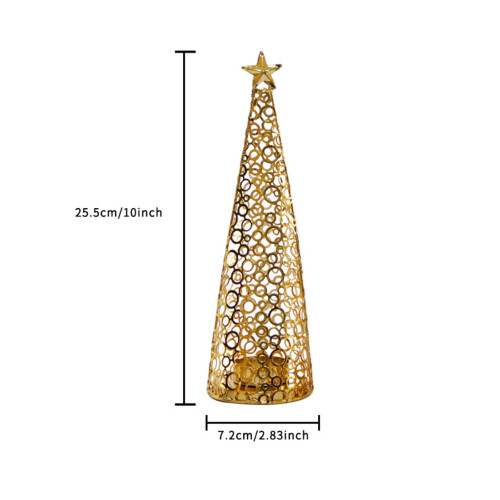 Metall julgransljusstake, 21,5 cm eller 25,5 cm 1