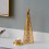 Metall julgransljusstake, 21,5 cm eller 25,5 cm 4