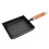 TICFOX cast iron frying pan wood handle 15.5 cm 5