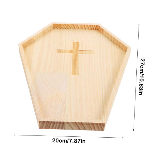 Plateau de service en bois pour Halloween (1 pièce) 2
