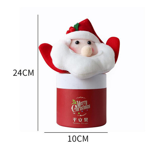 Kerstappelcadeauverpakking in de vorm van de Kerstman 2