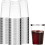 Bicchieri in plastica trasparente da 295 ml con bordo argentato - Confezione da 48 pezzi 3