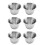 6-teiliges Edelstahl-Saucenbecher-Set, silberfarben 4