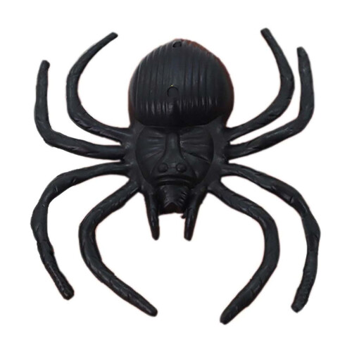 Christmas ornaments plastic black spider decor 1 piece 1