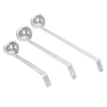 Plastic punch serving ladle clear acrylic 3 pcs