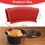 Silikon-Pfannengriffüberzüge – 4er-Pack, Rot & Schwarz 3