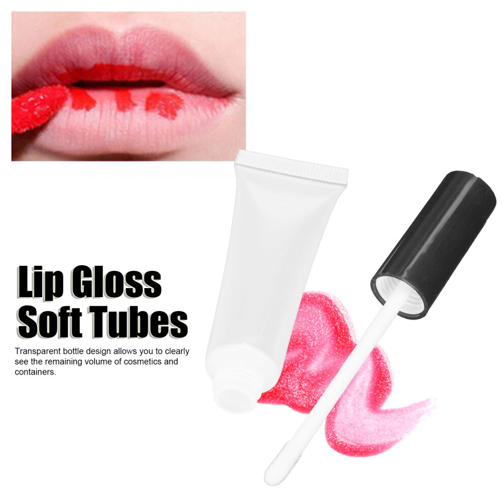 50pc Refillable Soft Lip Balm Containers 15ml