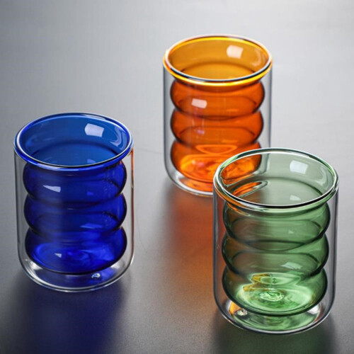 Mug Gloine Dúbailte Bíseach, 350ml 2