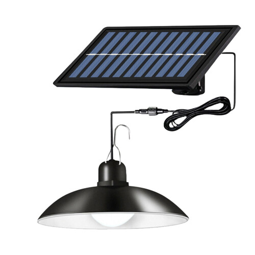 Lampe solaire suspendue Miayilima, télécommande LED, 400 lm, 1