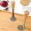 Stainless Steel Mashed Potato Press Silver 4