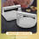 Stainless Steel Burger Press with Beech Handle 2