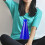 Plastic Cheer Horn Toy – Blue, 22.5 cm 3