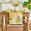 Bee & Sunflower Table Runner Polyester Summer Decor 2