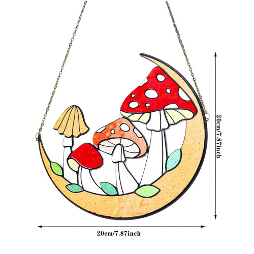 XIUH Stained Glass Window Hanging Decoration1pc 2