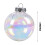 Clear Fillable Christmas Baubles 8cm Plastic Ornament 3