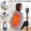 Heated Electric Lap Blanket USB Powered 1pc 2