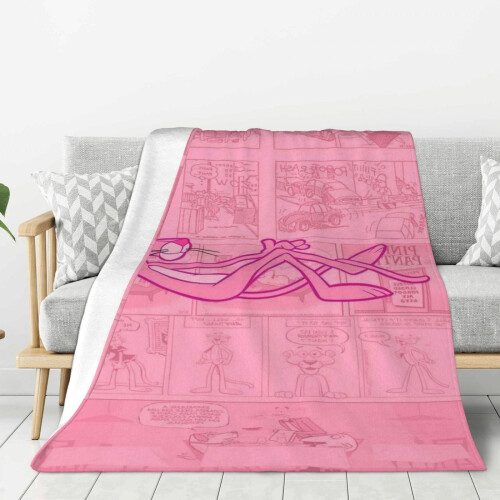 Pink Panther Plüschdecke 80" x 60" 2