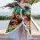 Serviette de plage ronde en microfibre 152 cm (60 pouces), résistante au sable 2