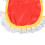 Hen Saddle Apron - Doppellagige Baumwolle, Wassermelone 10