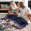 Cartoon Ghost Yellow Flannel Blanket 5 Sizes 4