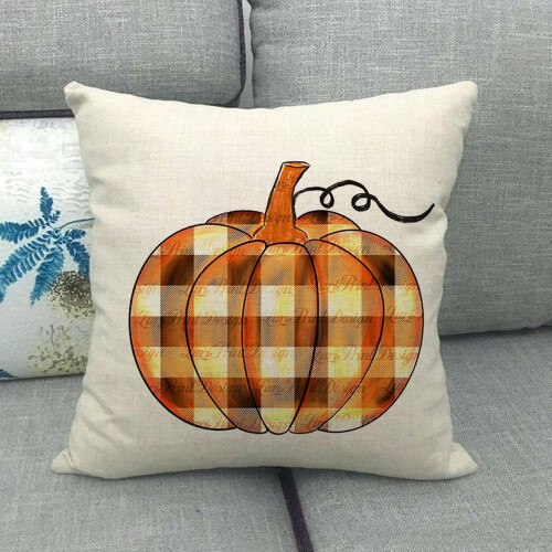 Capa de almofada decorativa em linho, 45x45cm 1
