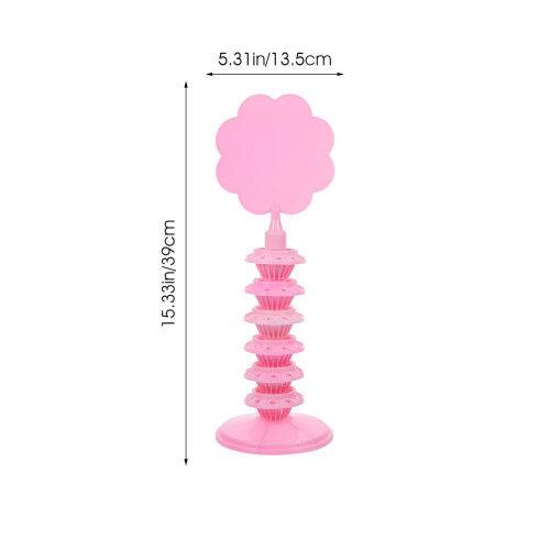 Pink Plastic Lollipop Stand – 39 cm 1