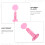 Pink Plastic Lollipop Stand – 39 cm 4