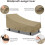 Housse de chaise longue imperméable 78 x 35,5 x 33 pouces 5