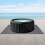 Opblaasbare jacuzzi-mat van 90x102 inch. 5