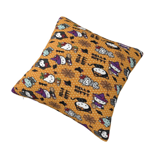 Housse de coussin Hello Kitty 66 x 66 cm en polyester décoratif 2