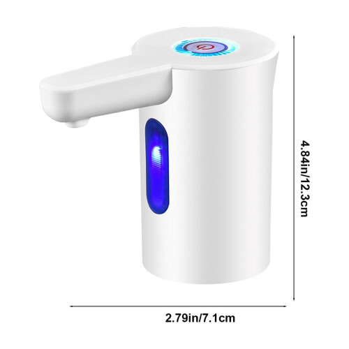 Pompe à eau électrique pour bouteille d'eau – Blanche, rechargeable par USB 2