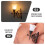 Mini applique murale décorative pour maison de poupée – Lot de 5 5