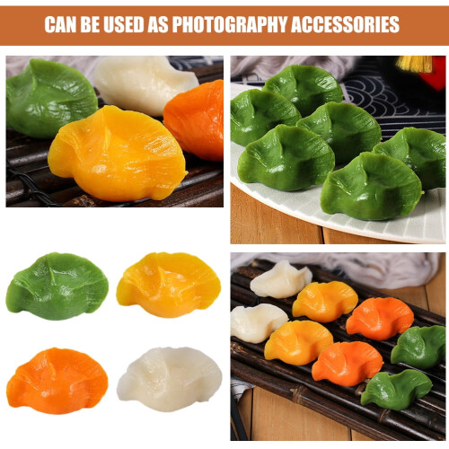 8Pcs Múnlaí Dumpling Saorga PVC Props Bia 1
