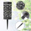 Set vaze funerare memoriale – Flori din plastic rezistente la intemperii 2