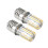 Warmwitte LED-lamp E17 110V siliconen corn light72SMD 8