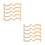 20Pièces Clips Métal Air Cleaner Accessoires Durable 2