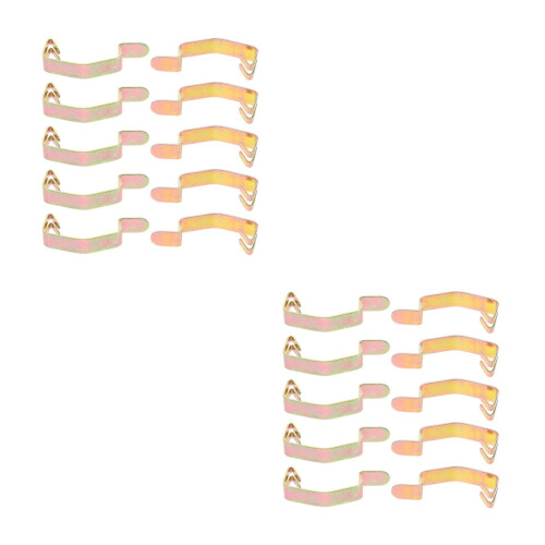 20Pièces Clips Métal Air Cleaner Accessoires Durable 1