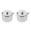 4Sets Rvs Kruidenpotten Met , , - En Zoutopslag 5