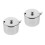 4Sets Rvs Kruidenpotten Met , , - En Zoutopslag 7