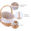 2PCS Woven Rattan Carrier Baskets 1