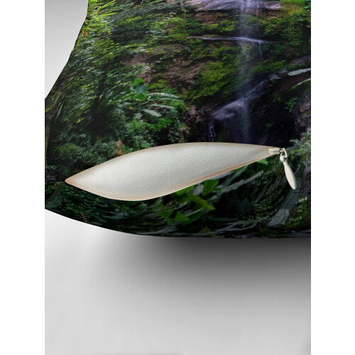 Capa de almofada AIVO com estampa de cachoeiras escondidas, 45x45 cm (18x18 polegadas) 1