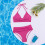 Damen-Bikini-Set mit hoher Taille, zweiteiliger-Malachitgrün L 7