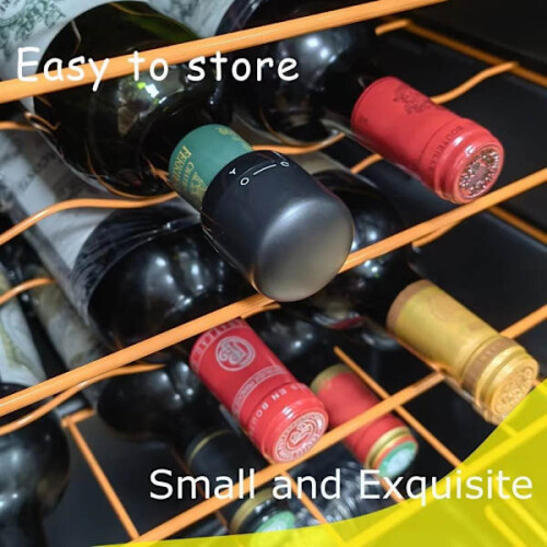 Wiederverwendbare Silikon-Weinstopper-Sets – 4er-Pack 2