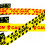 Ruban de signalisation Halloween 600 cm x 7,5 cm PET 4