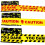 Ruban de signalisation Halloween 600 cm x 7,5 cm PET 5