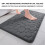 Badmat van traagschuim met polyester stippen, 80x50 cm 2