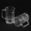 Bierpullen met handvatten, transparante, herbruikbare drinkbekers (2 stuks) 6