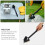 3-in-1-Grillreinigungsbürste mit ergonomischem Griff 3