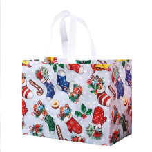 Christmas Gift Bag Reusable Non-Woven 12.6x6.69x9.84 in