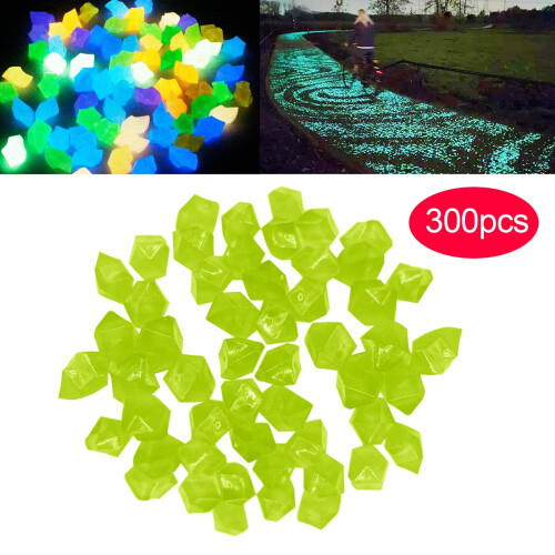 Galets de jardin phosphorescents (300 pièces)